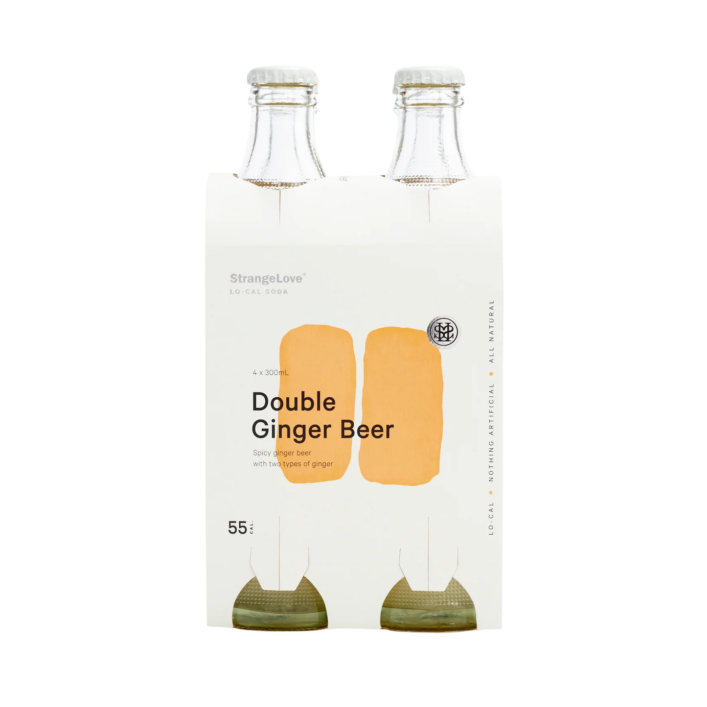 Double Ginger Beer Lo-Cal Soda 300ml x 4